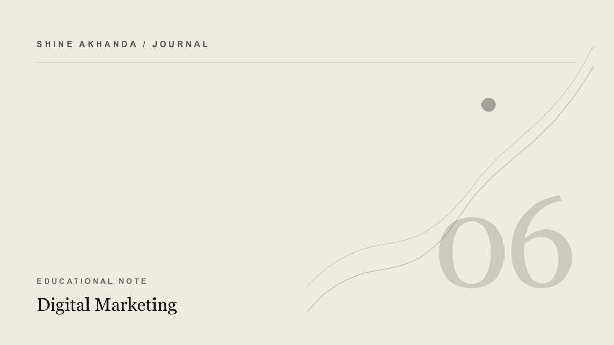 Minimal black and white cover about budget-conscious digital marketing